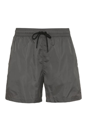 The (Swim) - Metal nylon swim shorts-0